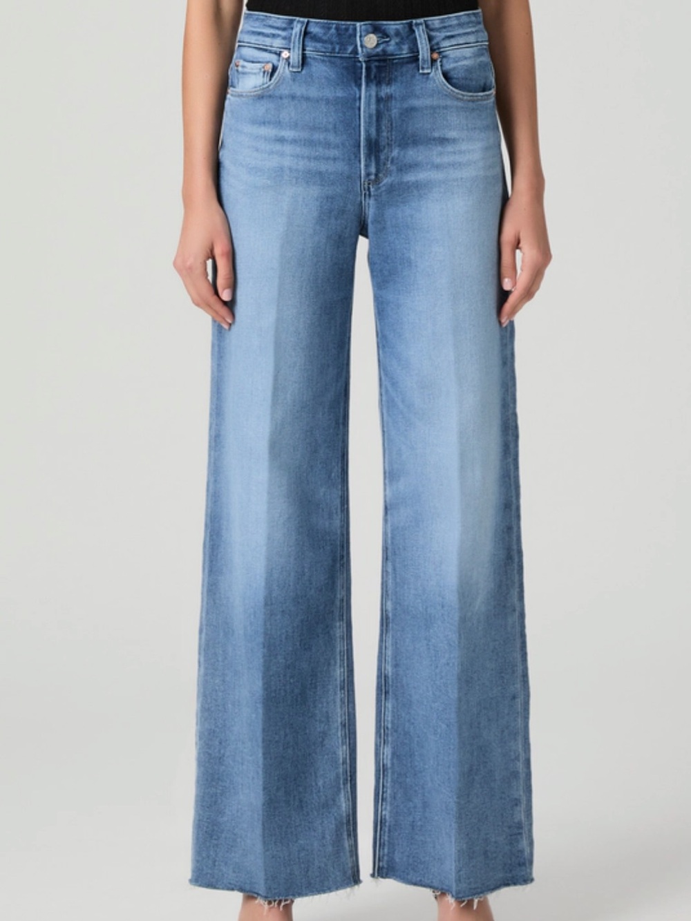 👖 PAIGE Anessa 31” Wide Leg Jeans from Anthropologie in ‘Showtime’